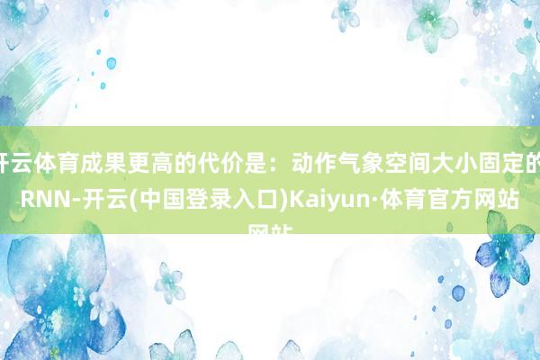开云体育成果更高的代价是：动作气象空间大小固定的 RNN-开云(中国登录入口)Kaiyun·体育官方网站