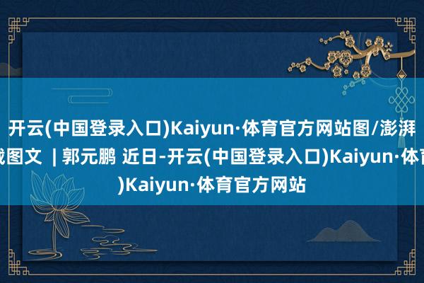 开云(中国登录入口)Kaiyun·体育官方网站图/澎湃新闻视频截图文  | 郭元鹏 近日-开云(中国登录入口)Kaiyun·体育官方网站